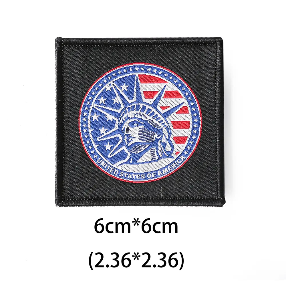 Embroidered Velcro Patches - Statue of Liberty