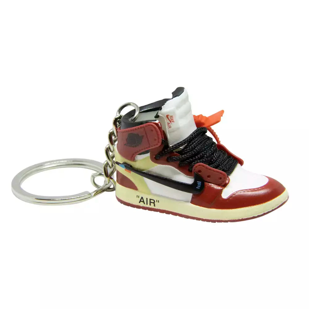 Red Jordan Keychain Outside View