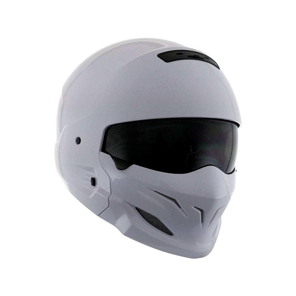 black motorcycle helmet full face